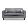 Julian Bowen Hayward 2 Seater - Grey Chenille Fabric