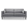 Julian Bowen Hayward 3 Seater - Grey Chenille Fabric