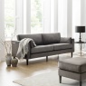 Julian Bowen Hayward Velvet Grand 3 Seater Sofa