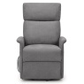 Julian Bowen Helena Rise & Recline Chair - Charcoal Fabric