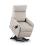 Julian Bowen Helena Rise & Recline Chair- Pebble Faux Leather