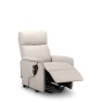 Julian Bowen Helena Rise & Recline Chair- Pebble Faux Leather