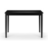 Julian Bowen Hudson Dining Table - Black