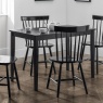 Julian Bowen Hudson Dining Table - Black