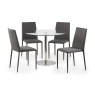 Julian Bowen Jazz Fabric Chair - Slate Grey