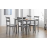 Julian Bowen Kobe Compact Rectangular Table - Torino Grey