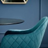 Julian Bowen Lima Dining Chair - Teal Velvet