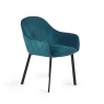 Julian Bowen Lima Dining Chair - Teal Velvet