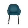 Julian Bowen Lima Dining Chair - Teal Velvet