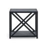 Julian Bowen Lima Lamp Table - Black Ash