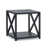 Julian Bowen Lima Lamp Table - Black Ash