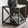 Julian Bowen Lima Lamp Table - Black Ash