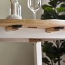 Julian Bowen Julian Bowen Linwood Round Drop Leaf Table - Natural Top