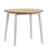 Julian Bowen Linwood Round Drop Leaf Table - Natural Top