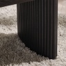 Julian Bowen Julian Bowen Louis Fluted Compact Coffee Table - Black