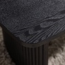 Julian Bowen Julian Bowen Louis Fluted Compact Coffee Table - Black