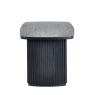 Julian Bowen Julian Bowen Louis Fluted Compact Coffee Table - Black