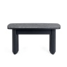 Julian Bowen Julian Bowen Louis Fluted Compact Coffee Table - Black
