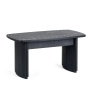 Julian Bowen Julian Bowen Louis Fluted Compact Coffee Table - Black
