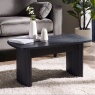 Julian Bowen Julian Bowen Louis Fluted Compact Coffee Table - Black