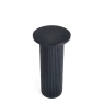 Julian Bowen Louis Fluted Drinks Table - Black