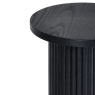 Julian Bowen Louis Fluted Drinks Table - Black