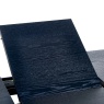 Julian Bowen Louis Fluted Extending Dining Table - Black