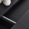 Julian Bowen Louis Fluted Extending Dining Table - Black