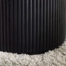 Julian Bowen Julian Bowen Louis Fluted Round Coffee Table - Black