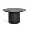 Julian Bowen Julian Bowen Louis Fluted Round Coffee Table - Black