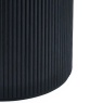 Julian Bowen Louis Fluted Round Dining Table - Black