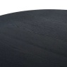 Julian Bowen Louis Fluted Round Dining Table - Black