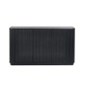 Julian Bowen Louis Fluted Sideboard - Black
