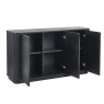 Julian Bowen Louis Fluted Sideboard - Black