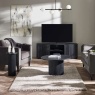Julian Bowen Louis Fluted TV Unit - Black