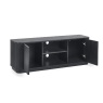 Julian Bowen Louis Fluted TV Unit - Black