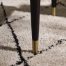 Julian Bowen Julian Bowen Louis Fluted Stone Top Coffee Table With 2 Drawers - Black
