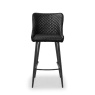 Julian Bowen Luxe Faux Leather Barstool - Black