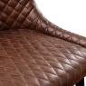 Julian Bowen Luxe Faux Leather Barstool - Brown