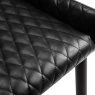Julian Bowen Luxe Faux Leather Dining Chair - Black