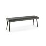 Julian Bowen Luxe Low Bench - Grey