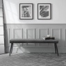 Julian Bowen Luxe Low Bench - Grey
