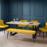 Julian Bowen Luxe Low Bench - Mustard