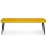 Julian Bowen Luxe Low Bench - Mustard