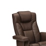 Julian Bowen Malmo Swivel Recliner & Stool Brown