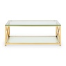 Julian Bowen Julian Bowen Miami Coffee Table - Gold