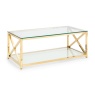 Julian Bowen Julian Bowen Miami Coffee Table - Gold