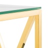 Julian Bowen Miami Console Table - Gold