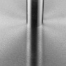 Julian Bowen Milan Round Glass Brushed Steel Pedestal Table