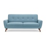 Julian Bowen Monza 3 Seater Compact Retro Sofa
